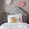 Baxton Studio Rita Modern Grayish Beige Upholstered Twin Size Headboard 125-6985 - alternate 2